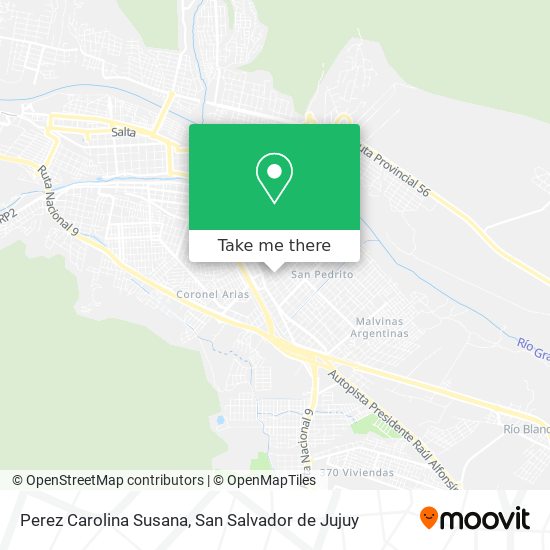 Mapa de Perez Carolina Susana