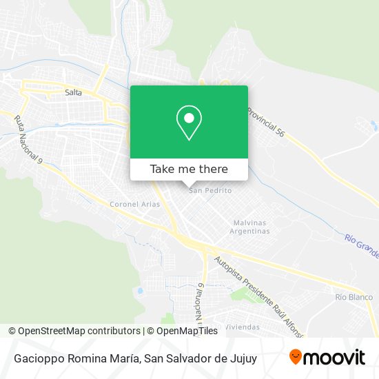 Mapa de Gacioppo Romina María