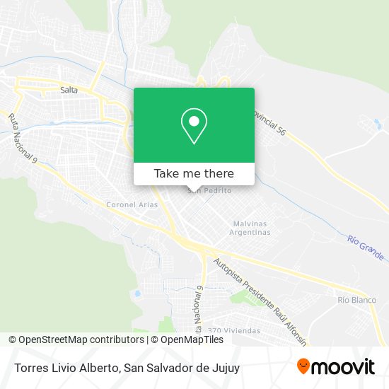 Torres Livio Alberto map