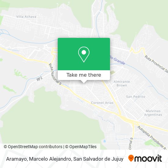 Aramayo, Marcelo Alejandro map