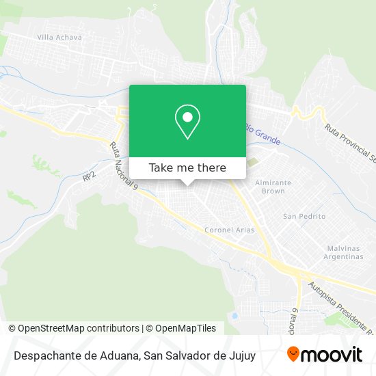 Despachante de Aduana map