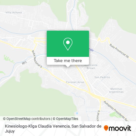 Mapa de Kinesiologo-Klga Claudia Venencia