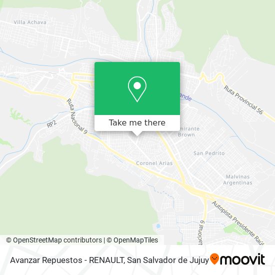 Avanzar Repuestos - RENAULT map