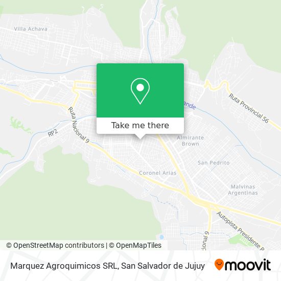 Marquez Agroquimicos SRL map