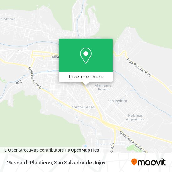 Mascardi Plasticos map