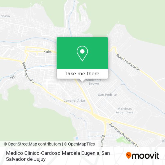 Medico Clinico-Cardoso Marcela Eugenia map
