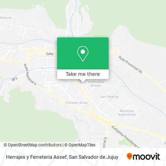 Herrajes y Ferreteria Assef map