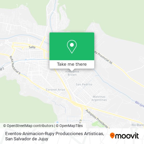Eventos-Animacion-Rupy Producciones Artisticas map
