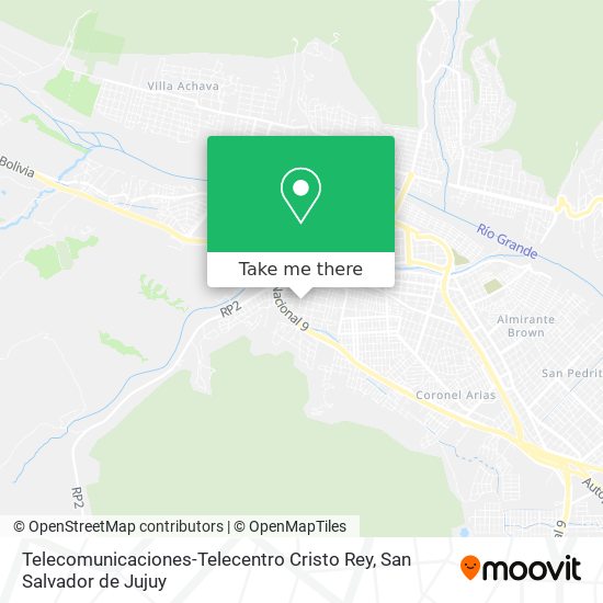 Mapa de Telecomunicaciones-Telecentro Cristo Rey