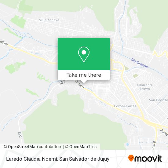 Laredo Claudia Noemí map