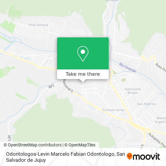 Odontologos-Levin Marcelo Fabian Odontologo map