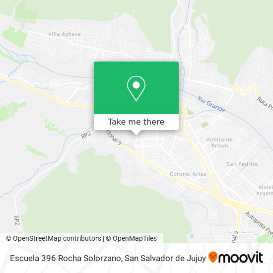 Escuela 396 Rocha Solorzano map