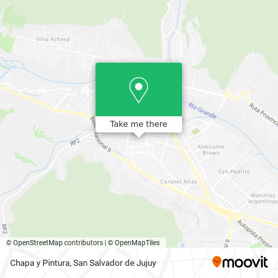 Mapa de Chapa y Pintura