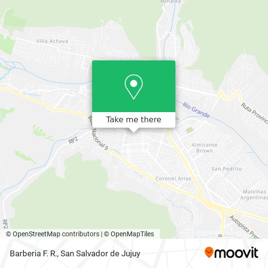 Mapa de Barberia F. R.