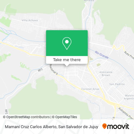 Mamaní Cruz Carlos Alberto map