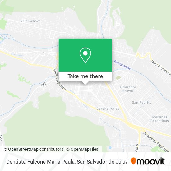 Dentista-Falcone Maria Paula map