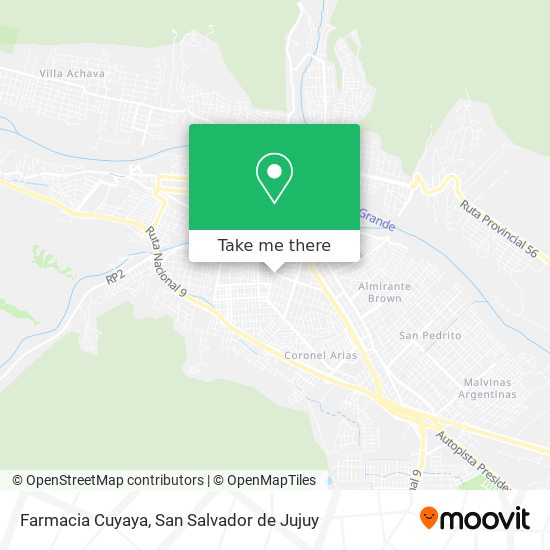 Mapa de Farmacia Cuyaya