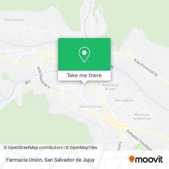 Farmacia Unión map