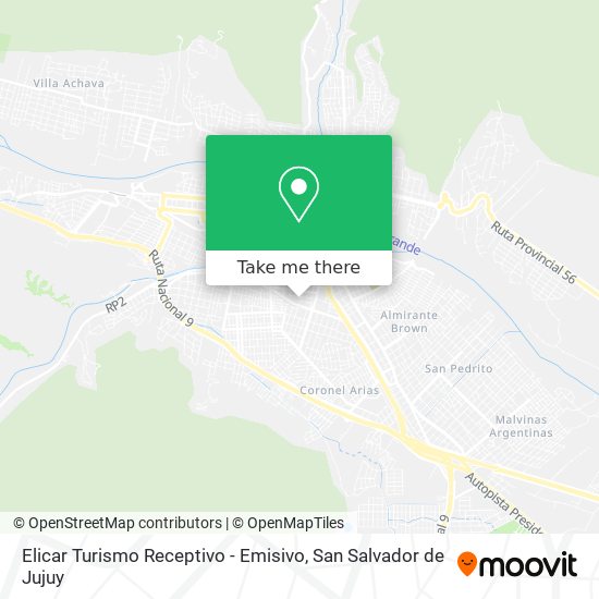 Elicar Turismo Receptivo - Emisivo map