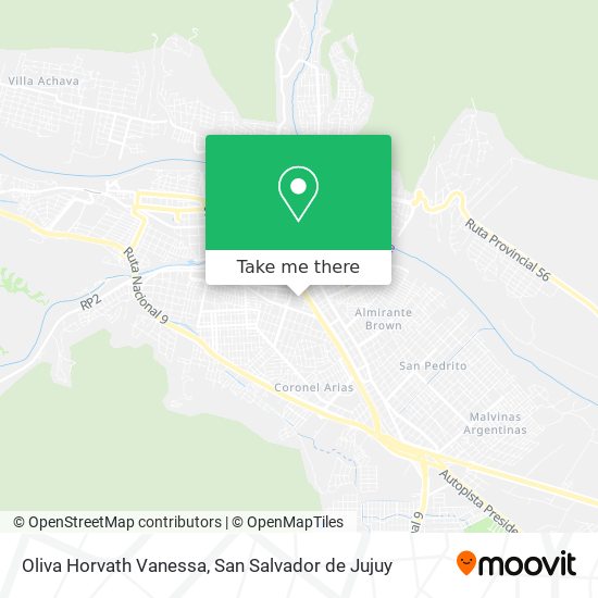 Mapa de Oliva Horvath Vanessa