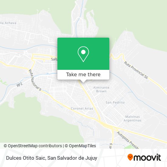 Mapa de Dulces Otito Saic