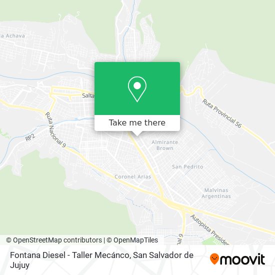 Fontana Diesel - Taller Mecánco map