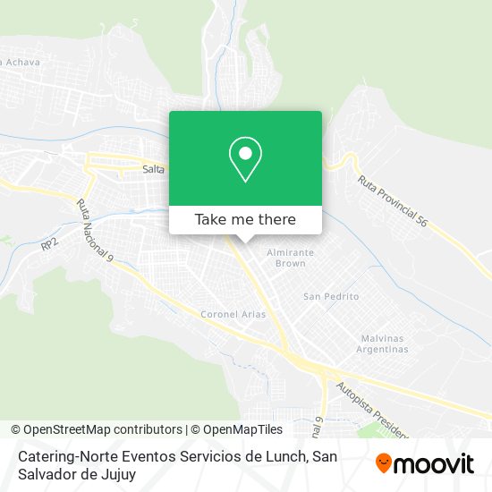 Catering-Norte Eventos Servicios de Lunch map