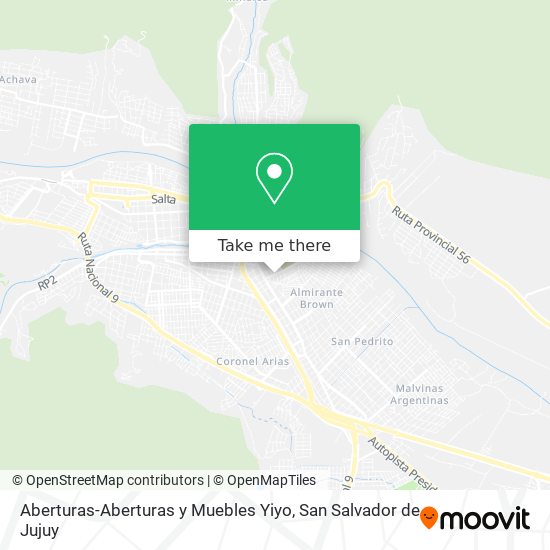 Aberturas-Aberturas y Muebles Yiyo map