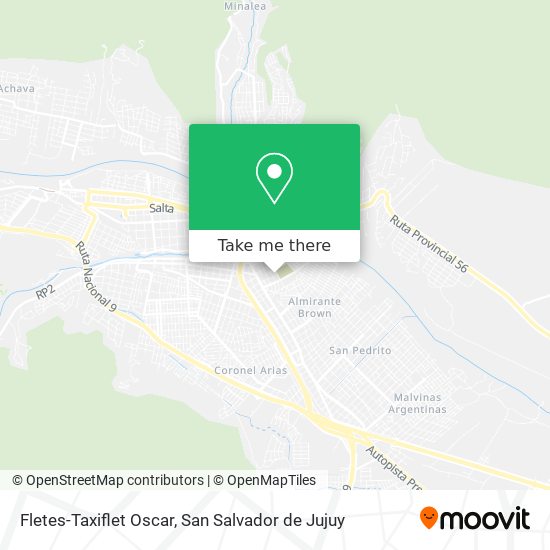 Fletes-Taxiflet Oscar map