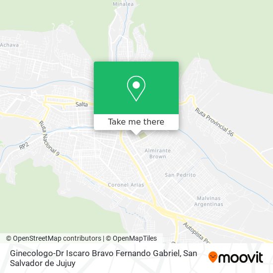 Ginecologo-Dr Iscaro Bravo Fernando Gabriel map