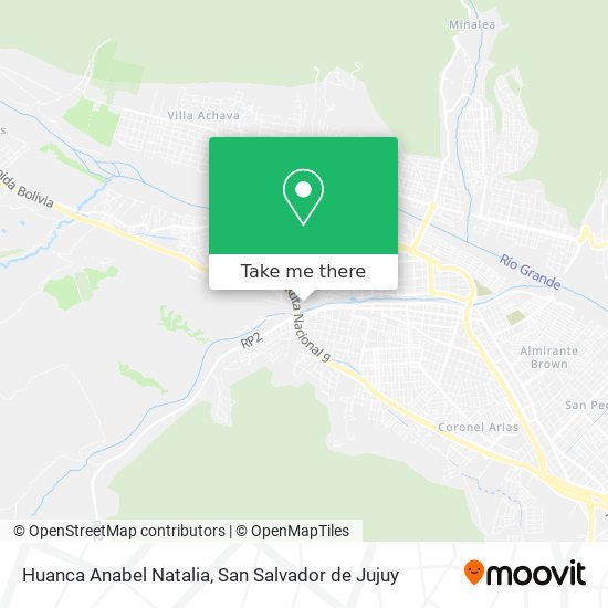 Huanca Anabel Natalia map