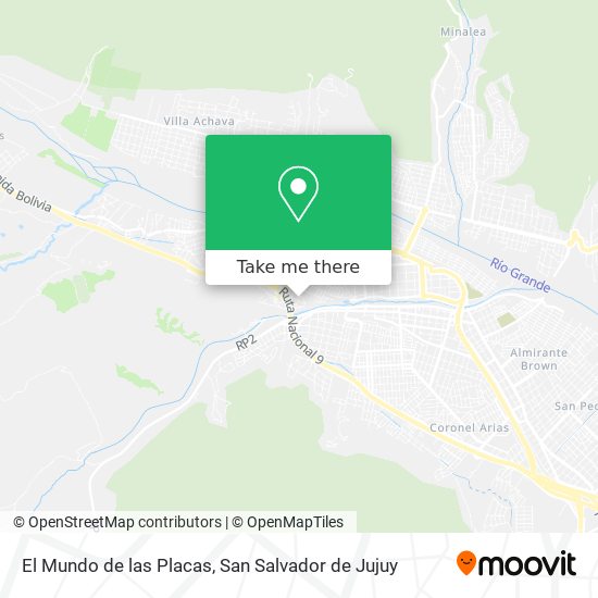El Mundo de las Placas map