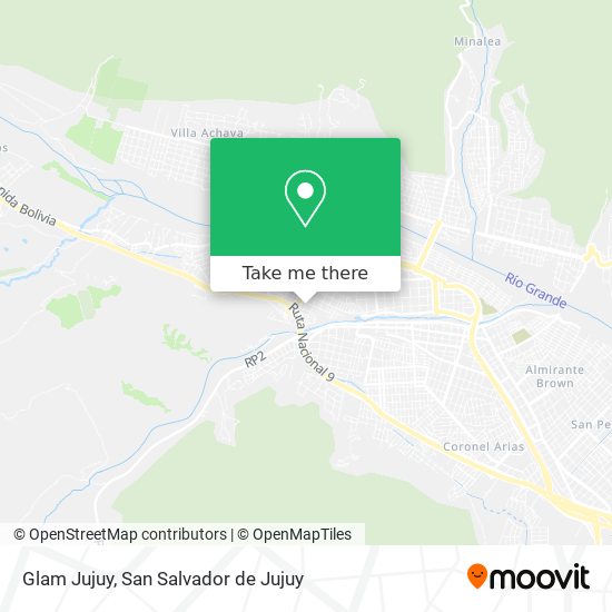 Mapa de Glam Jujuy