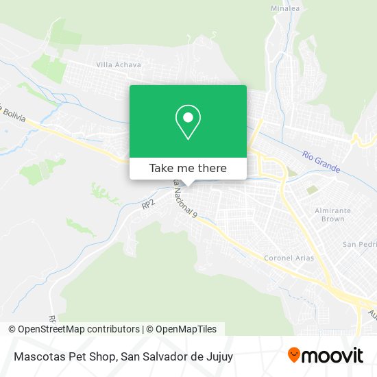 Mascotas Pet Shop map