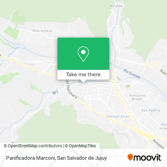 Panificadora Marconi map