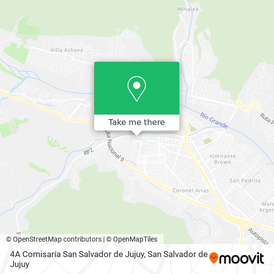 Mapa de 4A Comisaría San Salvador de Jujuy