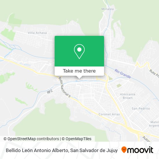 Mapa de Bellido León Antonio Alberto