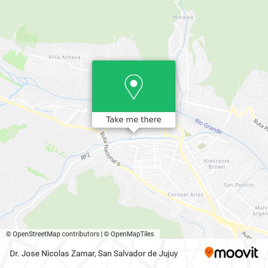 Dr. Jose Nicolas Zamar map
