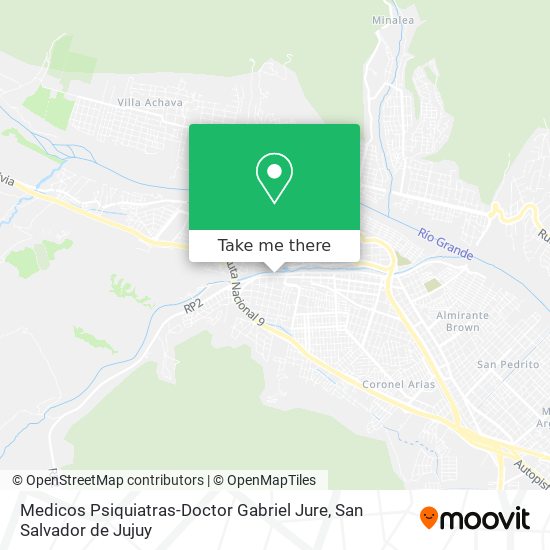 Medicos Psiquiatras-Doctor Gabriel Jure map