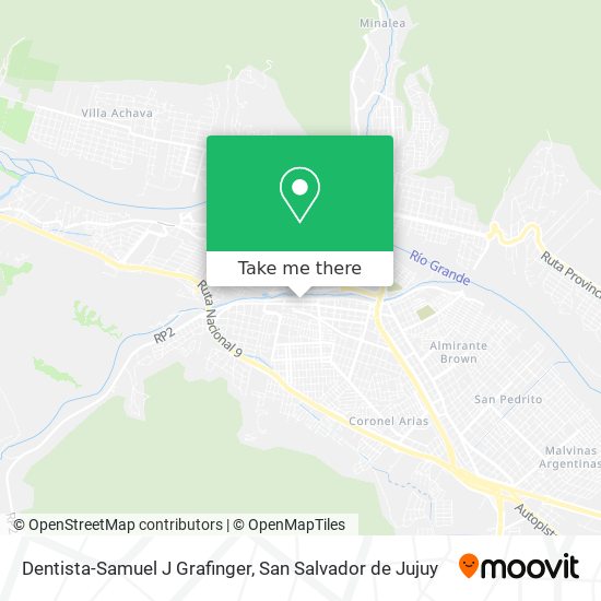 Mapa de Dentista-Samuel J Grafinger