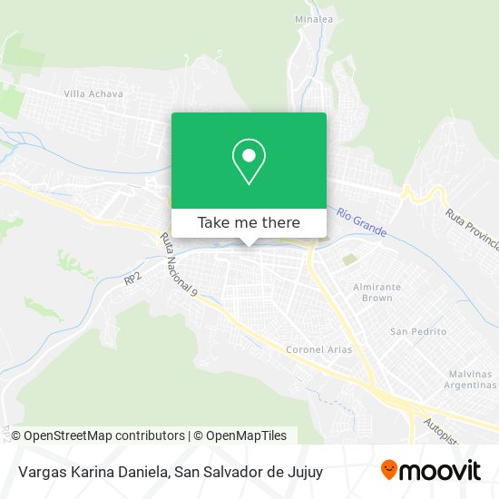 Vargas Karina Daniela map