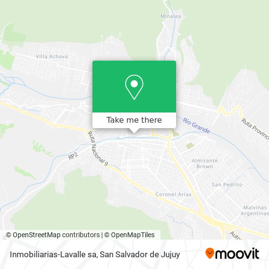Mapa de Inmobiliarias-Lavalle sa