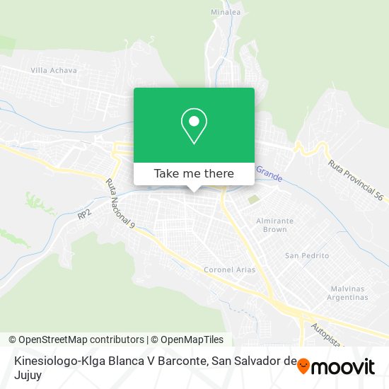 Kinesiologo-Klga Blanca V Barconte map
