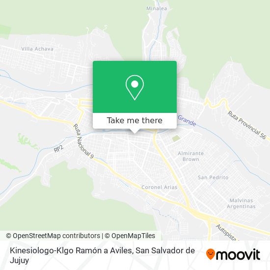 Kinesiologo-Klgo Ramón a Aviles map