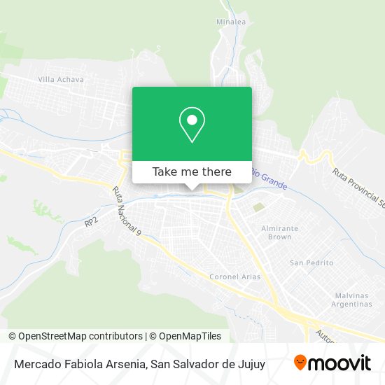 Mercado Fabiola Arsenia map