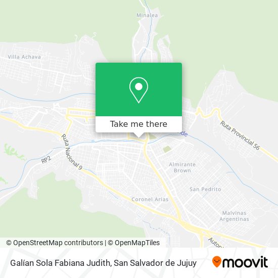 Galían Sola Fabiana Judith map