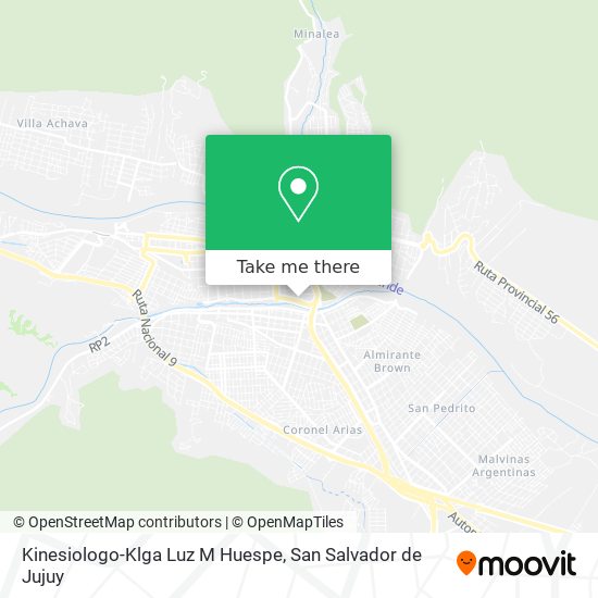 Mapa de Kinesiologo-Klga Luz M Huespe