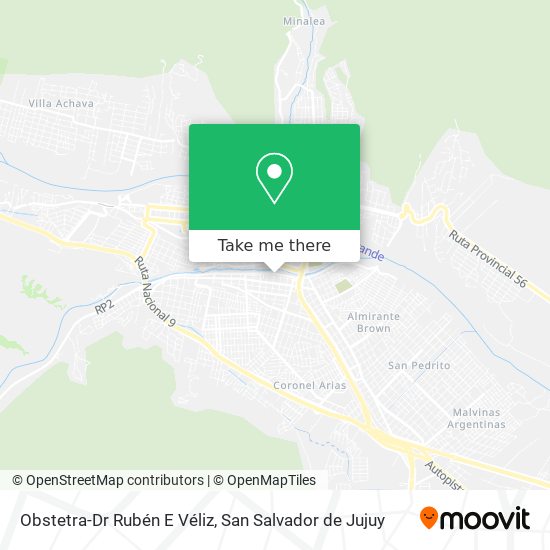 Obstetra-Dr Rubén E Véliz map