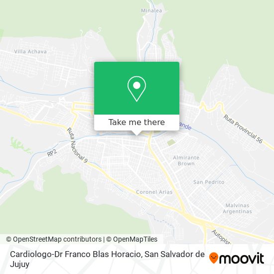 Cardiologo-Dr Franco Blas Horacio map