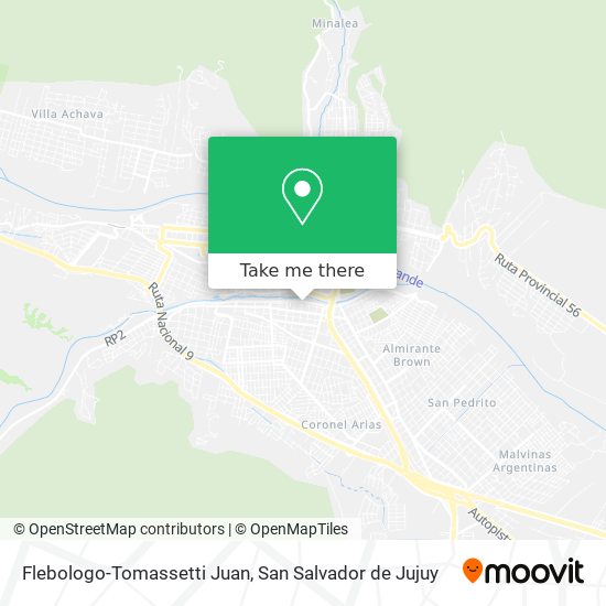 Mapa de Flebologo-Tomassetti Juan